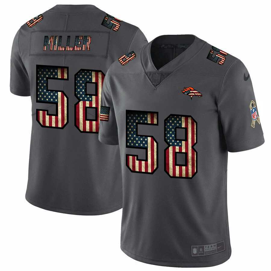 Nike Broncos 58 Von Miller 2019 Salute To Service USA Flag Fashion Limited Jersey Dyin,We sell and wholesale Nike Broncos 58 Von Miller 2019 Salute To Service USA Flag Fashion Limited Jersey Dyin on line form chian!